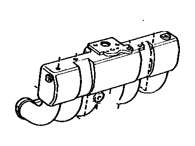 Toyota 12222-41040 Tube, Ventilation