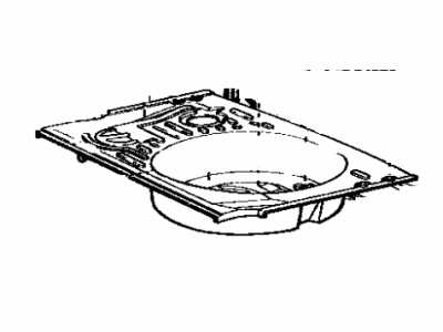 Toyota 58311-14080 Pan, Rear Floor