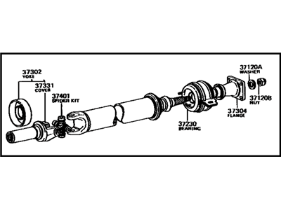 1981 Toyota Celica Drive Shaft - 37120-14050