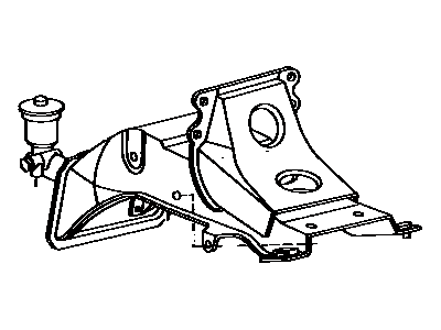 Toyota 55107-14030 Bracket Sub-Assembly, Clutch Pedal