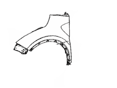 Toyota C-HR Fender - 53802-10710