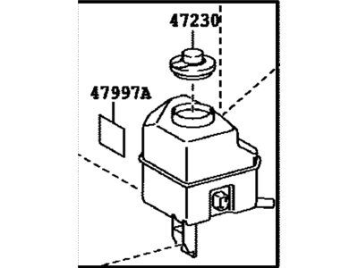 Toyota 47220-33120 Reservoir Assembly, Mast