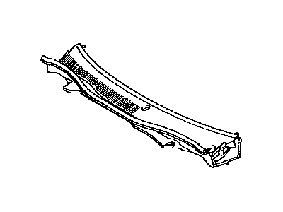 Toyota 55708-06140 LOUVER Sub-Assembly, Cow