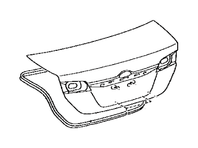 Toyota 64401-06580 Panel Sub-Assembly, Luggage