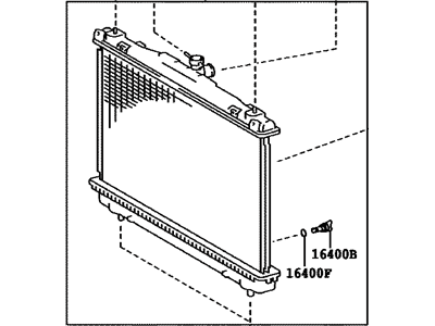 2016 Toyota Avalon Radiator - 16400-0V120