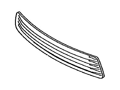 Toyota 53112-06280 Lower Radiator Grille No.1