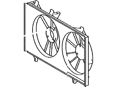 2018 Toyota Avalon Fan Shroud - 16711-0P200