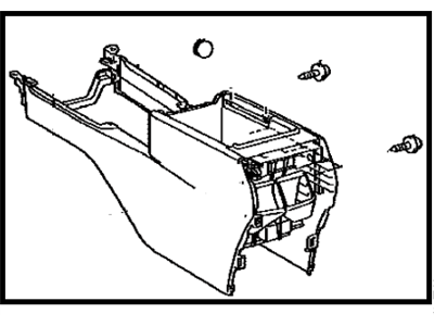 Toyota 58910-06091-A0 Box Assembly, Console, R