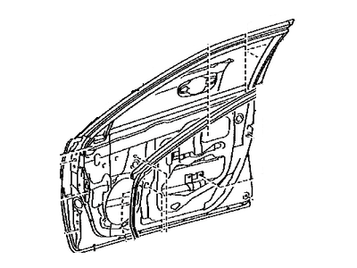 Toyota 67001-06221 Panel Sub-Assembly, Front D