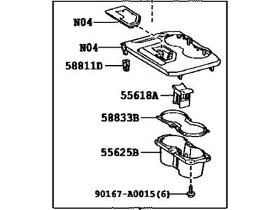 Toyota 58805-06491-B0 Panel Sub-Assembly, Cons