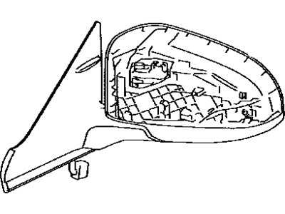 Toyota 87906-06051 Mirror Sub-Assembly, Outer Rear View, Left