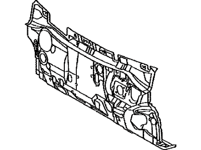 Toyota 55101-06470 Panel Sub-Assembly, Dash