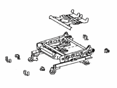 Toyota 71110-06130 Frame Assembly, Front Seat