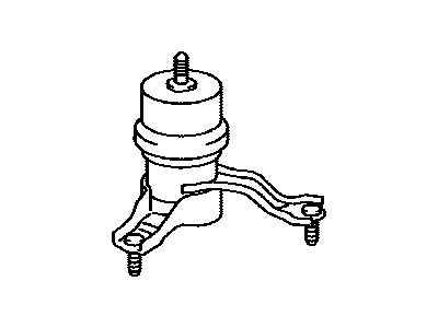 Toyota 12362-0P090 INSULATOR, Engine Mounting