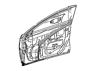 Toyota 67111-06110 Panel, Front Door, Outs