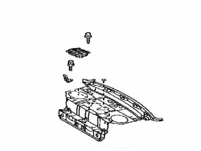 Toyota 64101-06281 Panel Sub-Assembly, Upper