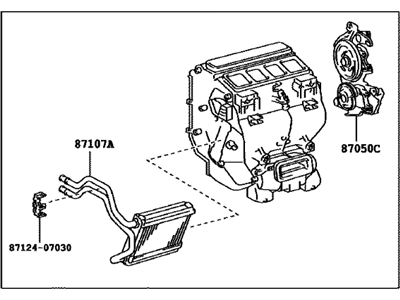 Toyota 87050-06510 Radiator Assy, Air Conditioner