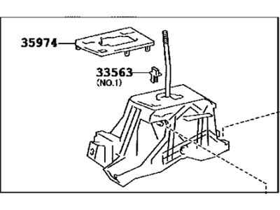 Toyota 33560-06230 Lever Assembly, Shift, L