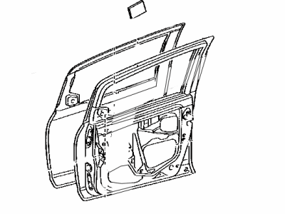 Toyota 67002-52350 Panel Sub-Assy, Front Door, LH