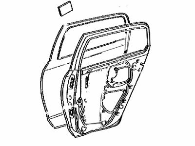 Toyota 67004-52322 Panel Sub-Assy, Rear Door, LH