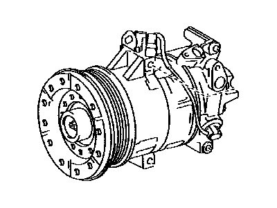 Toyota 88310-0T020 Compressor Assembly, W/P