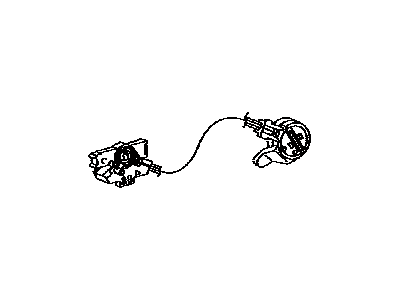 Toyota 55908-52120 Cable Sub-Assy, Air Inlet Damper Control