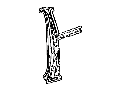 Toyota 61038-52904 Reinforcement Sub-Assy, Center Body Pillar, LH