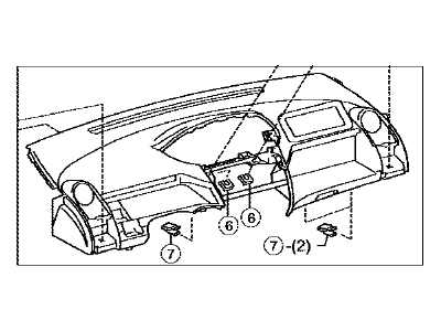 Toyota 55302-52170-B0 Panel Sub-Assembly, Inst