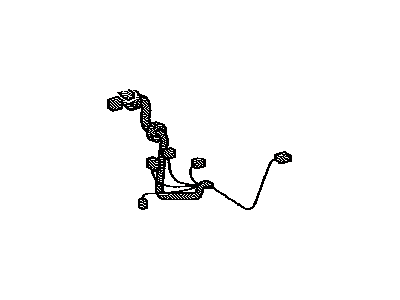 Toyota 82153-52310 Wire, Rear Door, NO.1