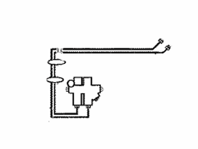 Toyota 47317-52120 Tube, Front Brake