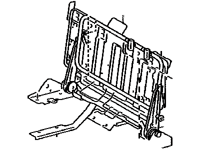 Toyota 71018-52391 Frame Sub-Assy, Rear Seat Back, LH