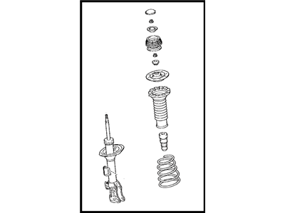 2008 Toyota Yaris Shock Absorber - 48520-59365