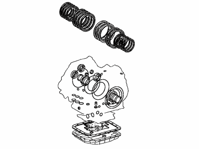 2011 Toyota Yaris Automatic Transmission Overhaul Kit - 04352-52371