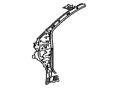 Toyota 61024-52120 Pillar Sub-Assy, Front Body, Inner LH