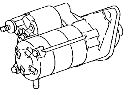 2010 Toyota Yaris Starter Motor - 28100-21063