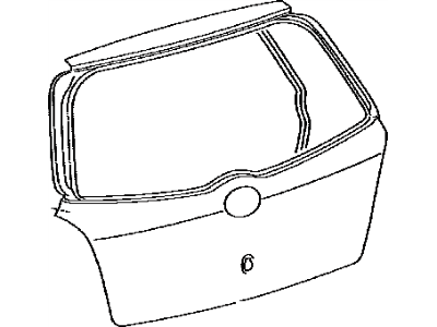 Toyota 67005-52A50 Panel Sub-Assy, Back Door