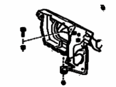 Toyota 54120-17010 Bracket Sub-Assy, Retractable Headlamp, LH