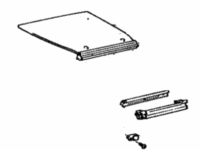 Toyota 63202-17090 Glass Sub-Assy, Removable Roof, LH