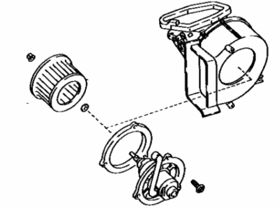 1987 Toyota MR2 Blower Motor - 87130-17040