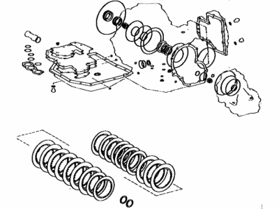 1987 Toyota MR2 Automatic Transmission Overhaul Kit - 04352-17020