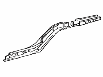 Toyota 57602-17909 Member Sub-Assembly, Rear Floor Side, LH