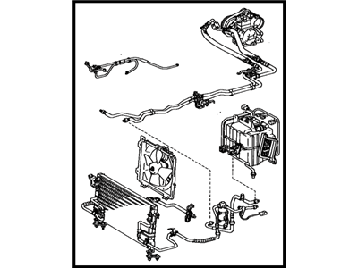 Toyota 88300-17280 Cooler & Accessory Assy