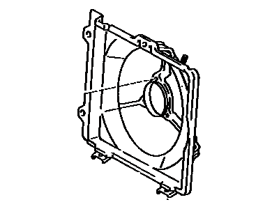 Toyota 88590-17100 SHROUD, Fan