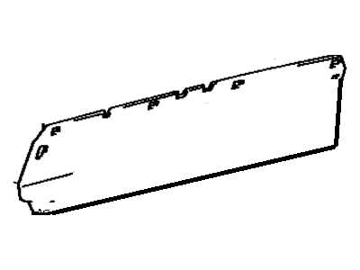 Toyota 64270-17120-06 Board, Room Partition