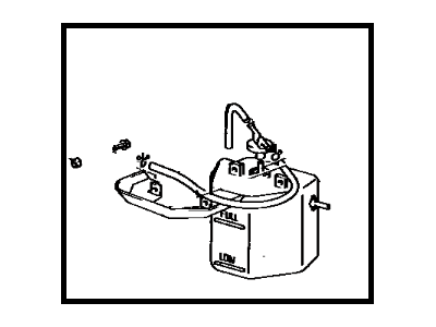 1987 Toyota MR2 Coolant Reservoir - 16470-16021