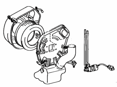 Toyota 17700-16360 Cleaner Assy, Air