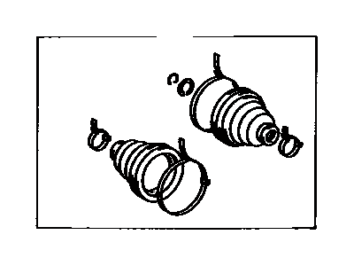 1987 Toyota MR2 CV Boot - 04437-17020