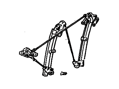 1988 Toyota MR2 Window Regulator - 69810-17011