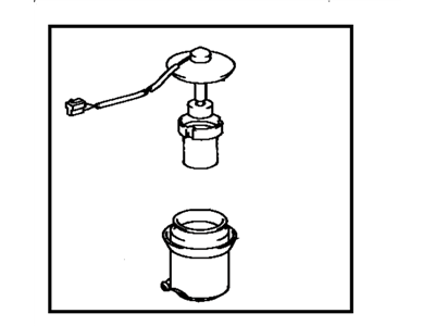 1988 Toyota MR2 Brake Master Cylinder Reservoir - 47202-17030