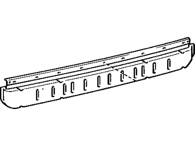 Toyota 52023-17020 Reinforcement Sub-Assembly, Rear Bumper